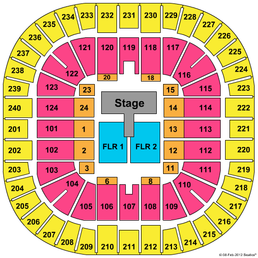 Littlejohn Coliseum Ron White Seating Chart